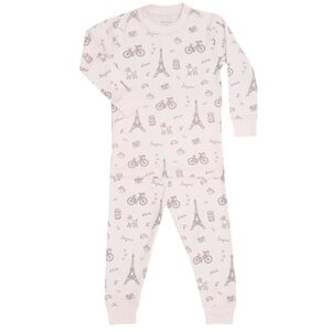 Paris Print Kids Pajama Set